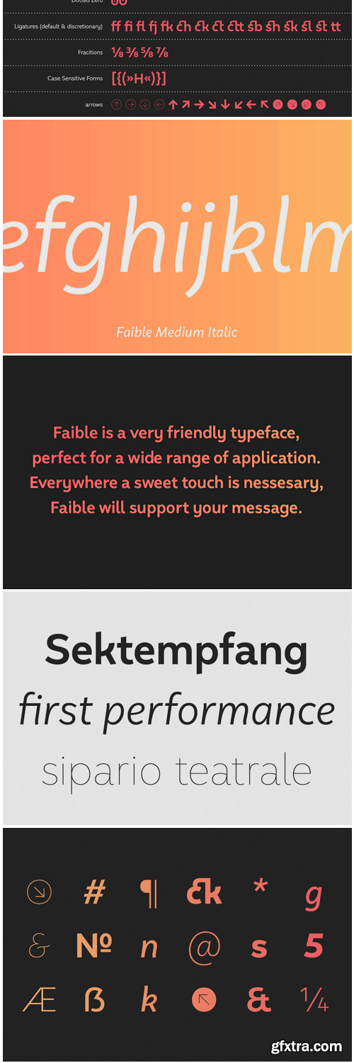 Faible Font Family