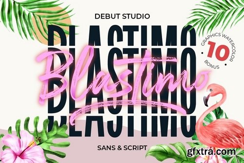 CM - BLASTIMO Sans & Script 3986103