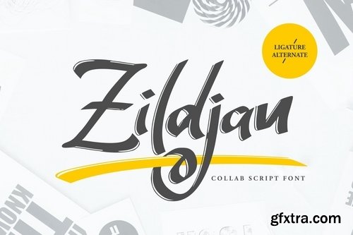 Zildjan  Script Brush Font