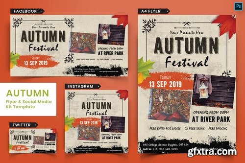 Autumn Festival Flyer & Social Media Pack-04