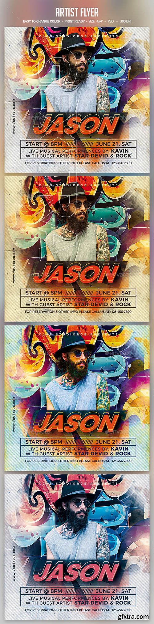 GraphicRiver - Artist Flyer 24279018