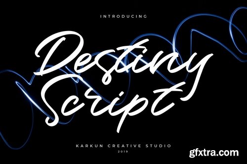 Destiny Script Font