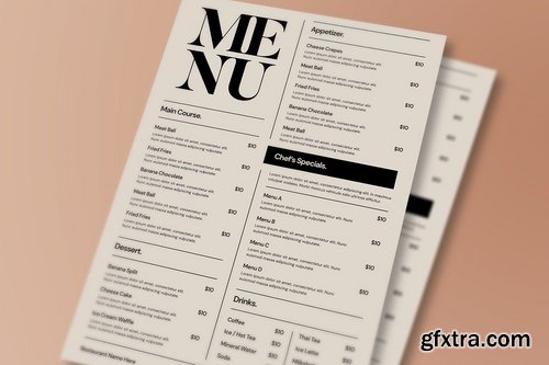 Simple Food Menu