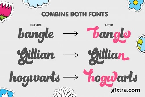 CM - Gazillions Script Font Duo 4005054