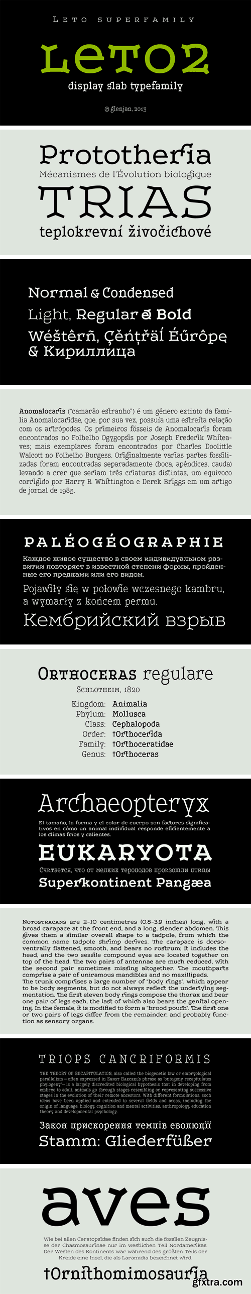 Leto Two Font Family