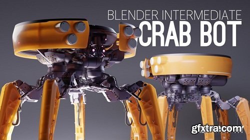 Gumroad - Vaughan Ling - Blender Intermediate: Crab Bot