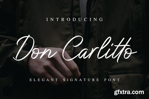 CM - Don Carlitto - Signature Font 4008695