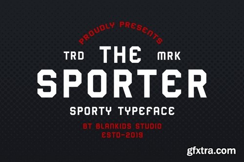 Sporter - Sporty Display Typeface