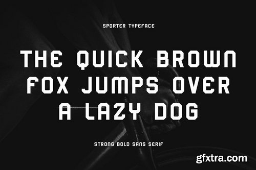 Sporter - Sporty Display Typeface