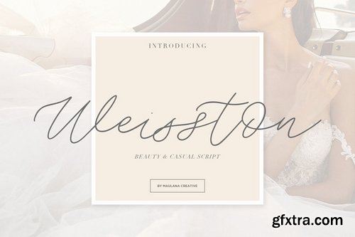 CM - Weisston - Script Font 4009393