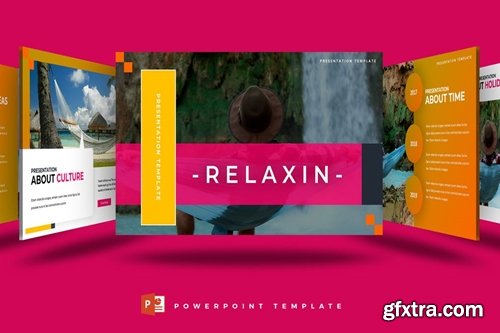 Relaxin Powerpoint, Keynote and Google Slides Templates