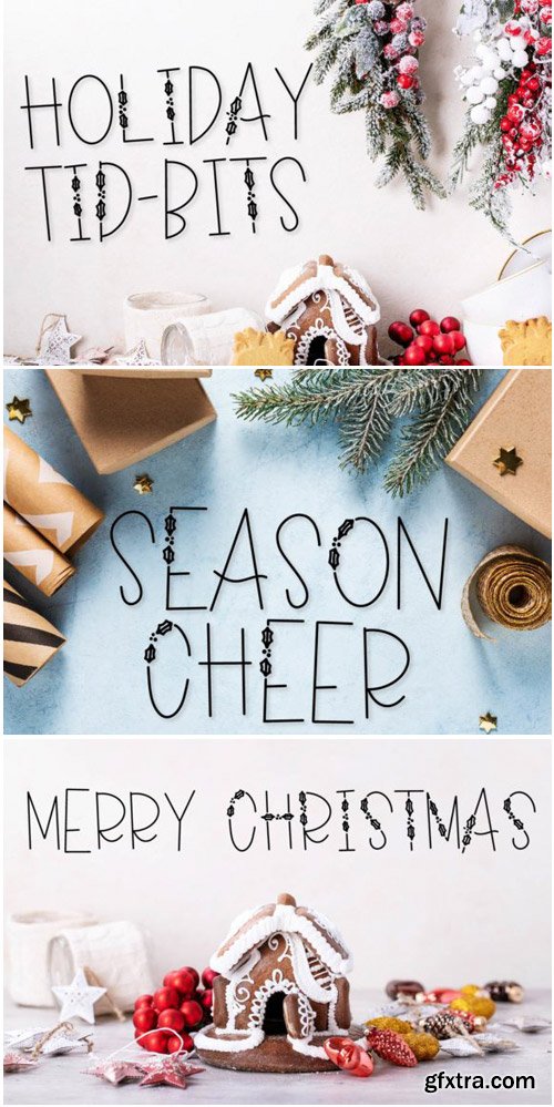 Holiday Tidbits Font