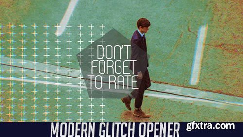 Videohive -Modern Glitch Opener - 11453473