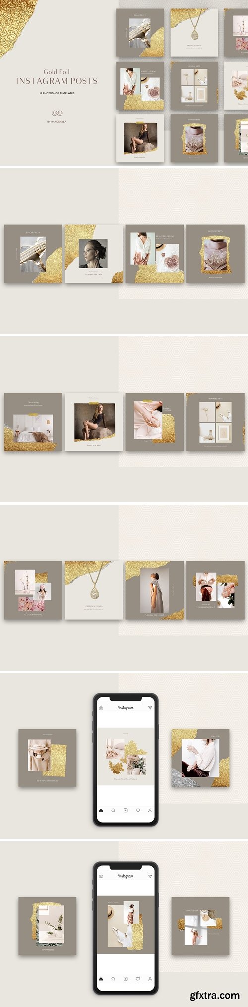 CM - GOLD FOIL - Instagram Posts 3798464