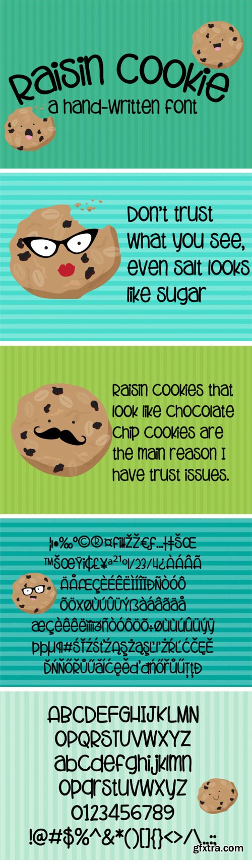 ZP Raisin Cookie Font