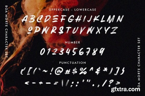 Boa Morte Bold Handbrush Font