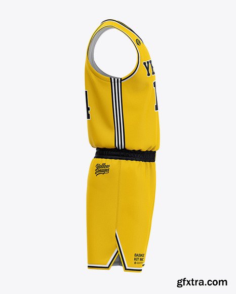 Men’s Basketball Kit Mockup - Side View 47399