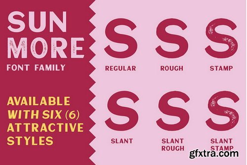 Sunmore Font Family