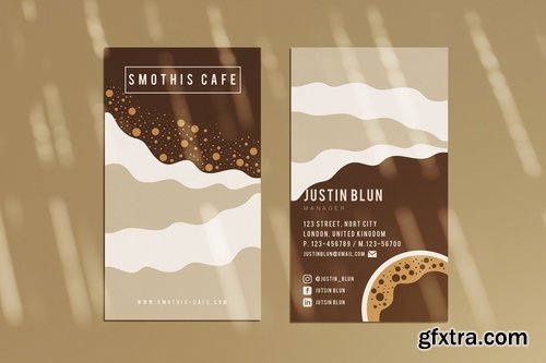 Smothis Cafe Business Card