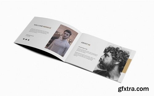 Mr.Barber Barbershop A5 Brochure Template