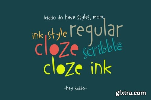 Hey Kiddo - Children Font