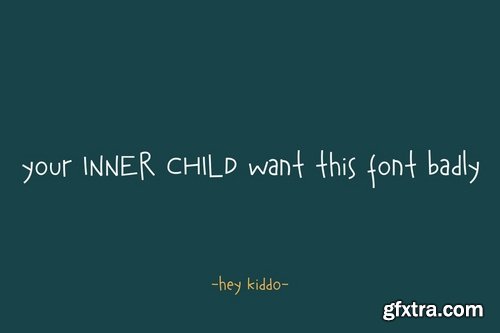 Hey Kiddo - Children Font