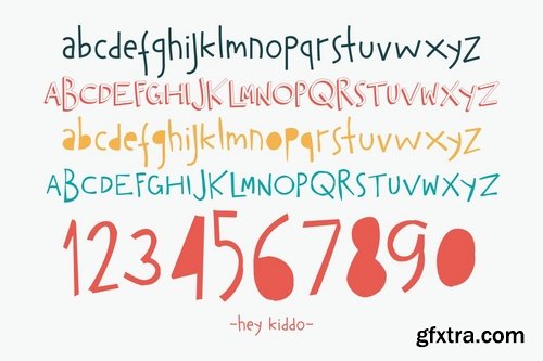 Hey Kiddo - Children Font