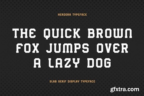 Hardora - Slab Serif Display Typeface