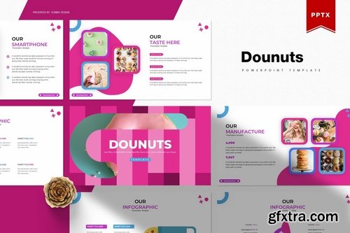 Dounuts Powerpoint Template