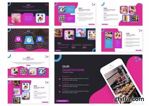 Dounuts Powerpoint Template