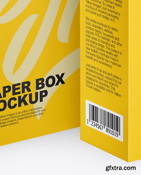 Two Matte Paper Boxes Mockup 47620