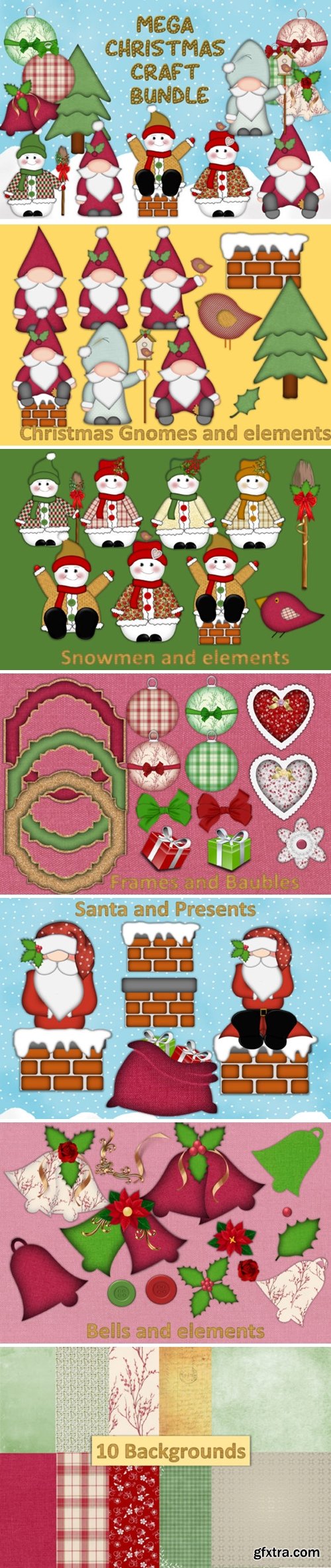 Christmas Clipart and Craft Bundle 1695959