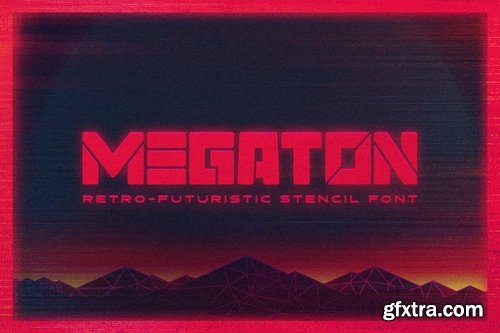 CM - MEGATON Display Fonts 4014431