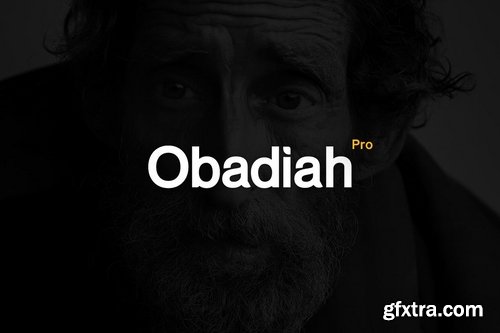 Obadiah pro - Modern Typeface + WebFont