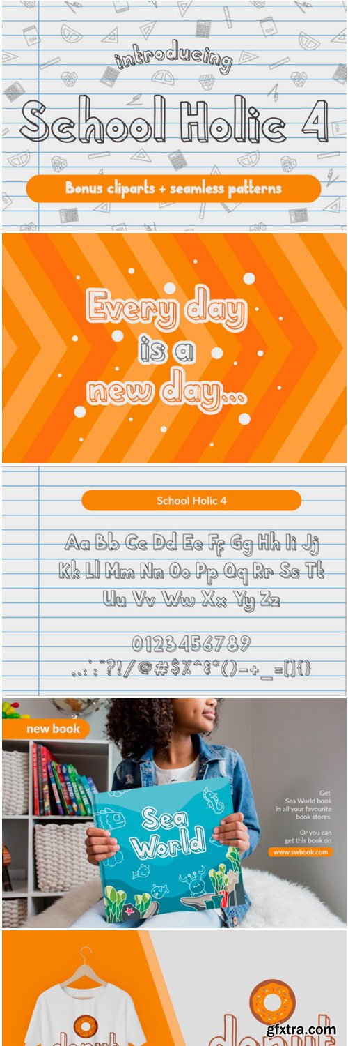 School Holic 4 Font