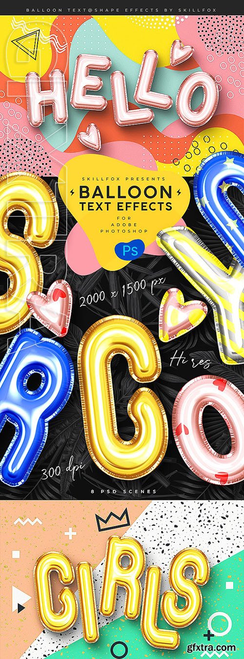 GraphicRiver - Foil Balloon Text Effects - Vol.2 24271889