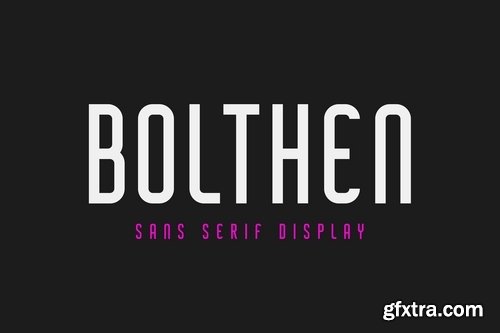 Bolthen - Sans Serif Display Typeface