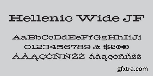 Hellenic Wide Font