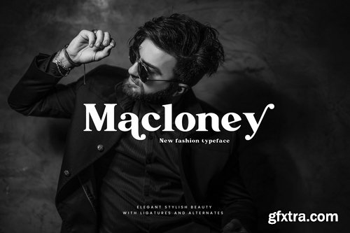 Macloney - Bold Serif Font