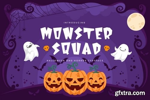 Monster Squad - Fun Halloween Typeface