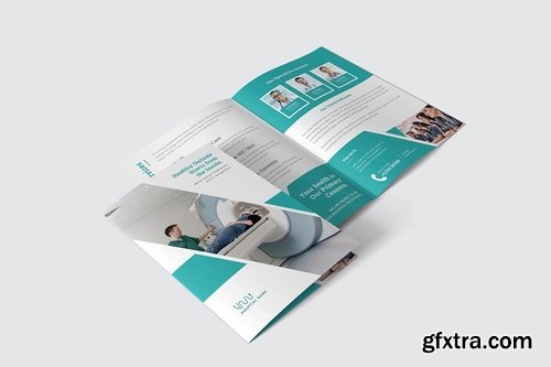 A4 A5 Medical Bifold Brochure