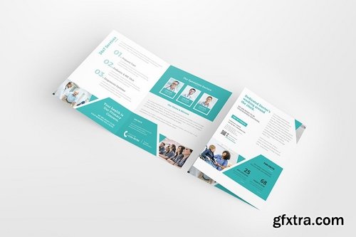 A4 A5 Medical Bifold Brochure