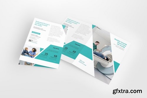 A4 A5 Medical Bifold Brochure