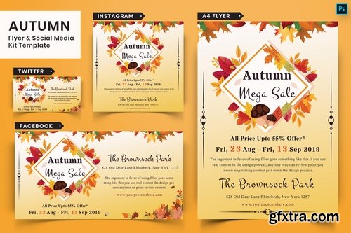 Autumn Festival Flyer & Social Media Pack-14