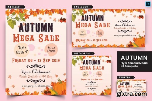 Autumn Festival Flyer & Social Media Pack-15