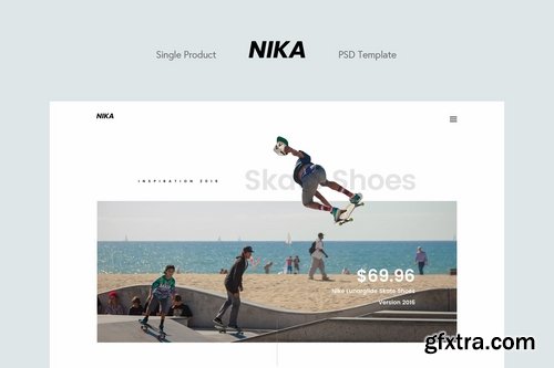 Nika - Single Product Landing Page