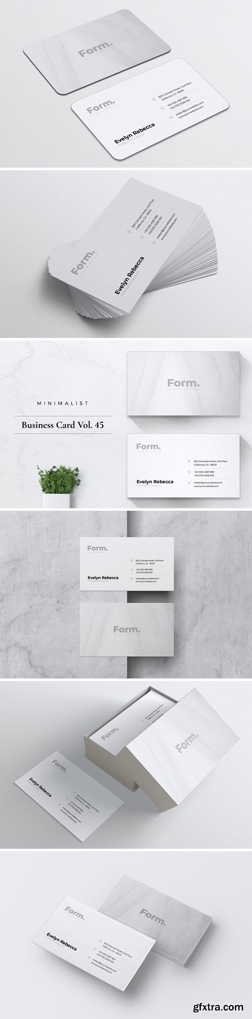 Minimalist Business Card Vol. 45