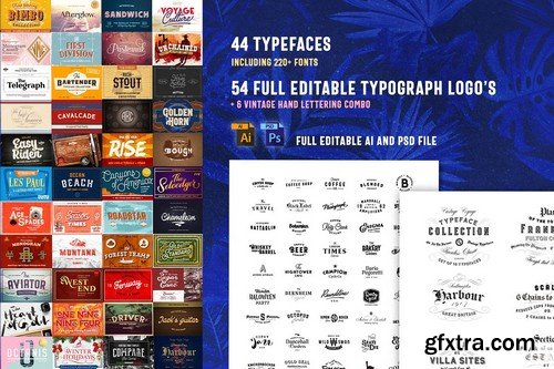 CM - Huge Typographic Pack + 60 Logos ! 2798169