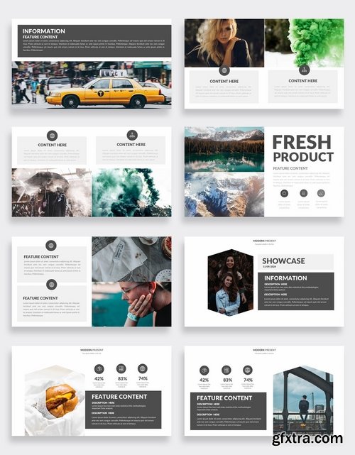 Modern Powerpoint and Keynote Templates