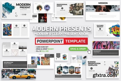 Modern Powerpoint and Keynote Templates